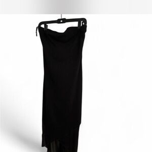 Ruby Rox Elegant Black tube top dress